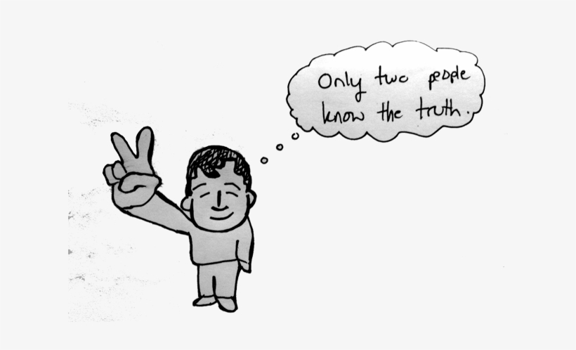 Only Two People - Drawing, transparent png #2804298