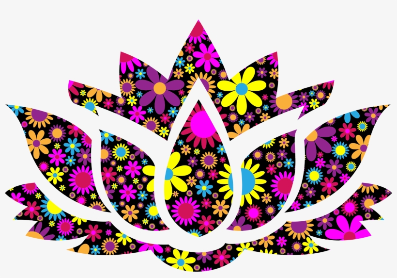 This Free Icons Png Design Of Floral Lotus Flower Silhouette, transparent png #2804660