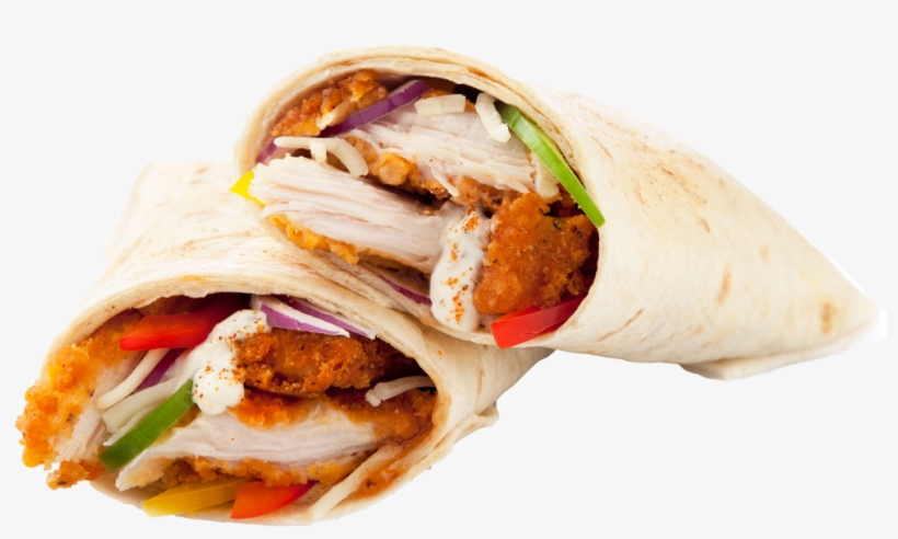 Chicken Fajita Wrap - Veg Kathi Roll Png, transparent png #2804878