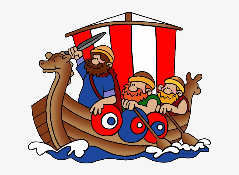 Viking Ship Clipart Viking Boat - Vikings Ship Clipart Transparent, transparent png #2805383