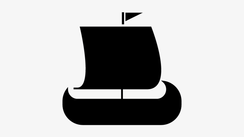 Viking Ship Vector - Pirate Ship Icon Png, transparent png #2805461