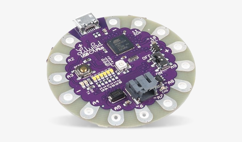 Sparkfun Dev-14631 Lilypad Usb Plus - Lilypad Simblee Ble Board, transparent png #2806032