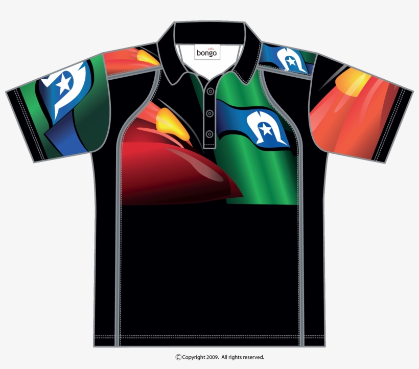 Naidoc Indigenous Flag Polo Shirt - Clothing, transparent png #2806127