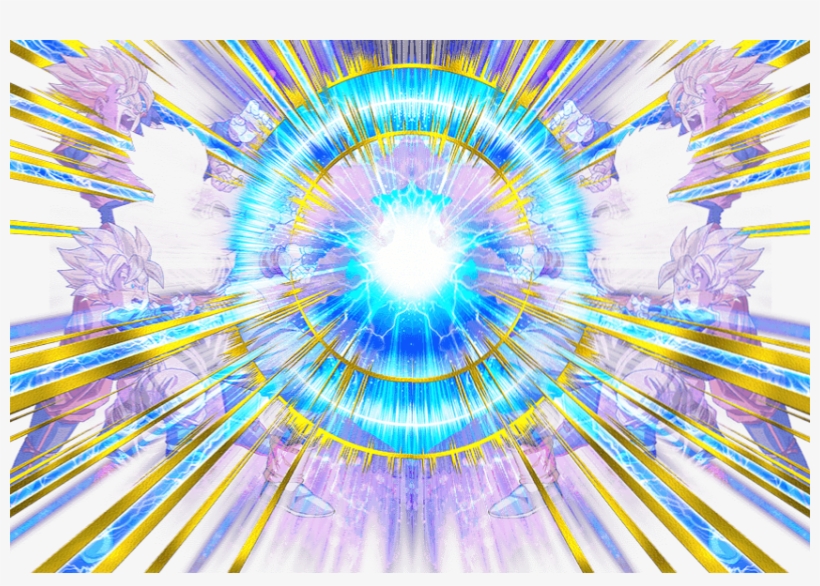 Fluffso I Tried Mirroring The Effect Of Family Kamehameha - Ultra Instinct Effect Transparent, transparent png #2806253