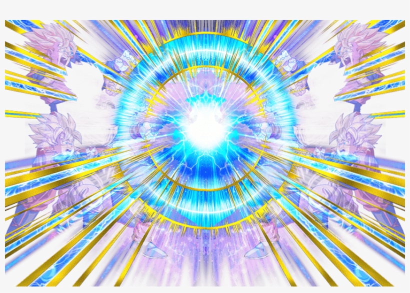 Fluffso I Tried Mirroring The Effect Of Family Kamehameha - Ultra Instinct Effect Transparent, transparent png #2806253