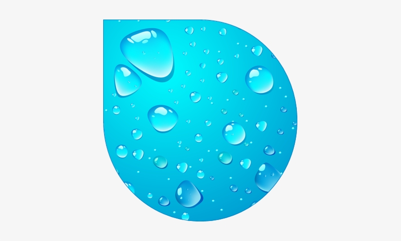 Water Watersplash Waterdrops Raindrops Rain Splash - Samsung Galaxy S6 Wallet Case - Blue Water Drops, transparent png #2806333