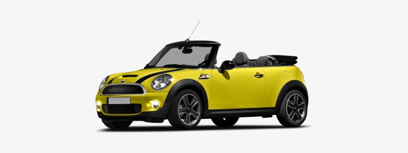 2009 Mini Cooper S - Mini Cooper Yellow Convertible, transparent png #2806484