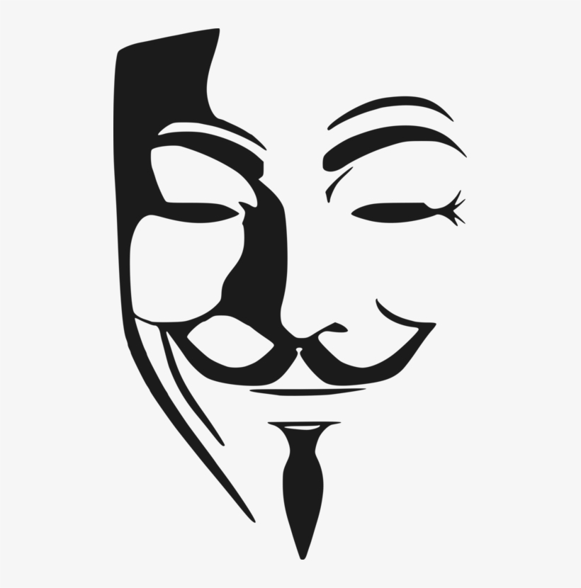 Evey Hammond Guy Fawkes Mask V For Vendetta - Adesivos De Moto Personalizados, transparent png #2806611