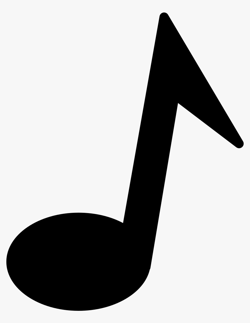 Musical Note Symbol Vector - Simbolo De Nota Musical, transparent png #2807132