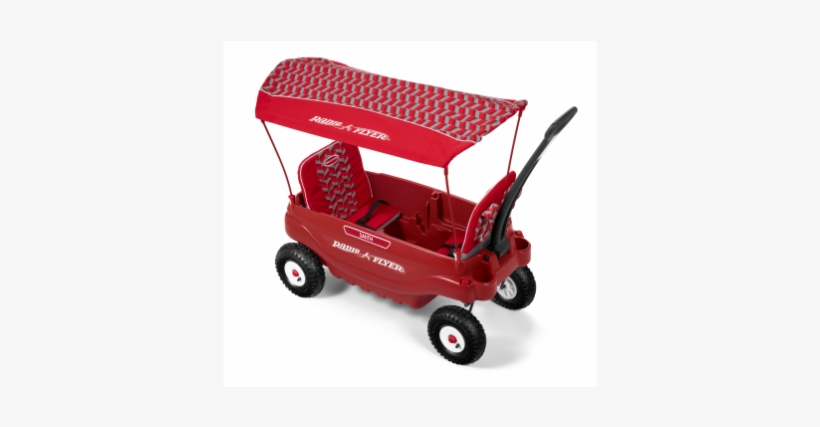 Plastic - Radio Flyer All Terrain 5-in-1 Wagon, Red, transparent png #2807502