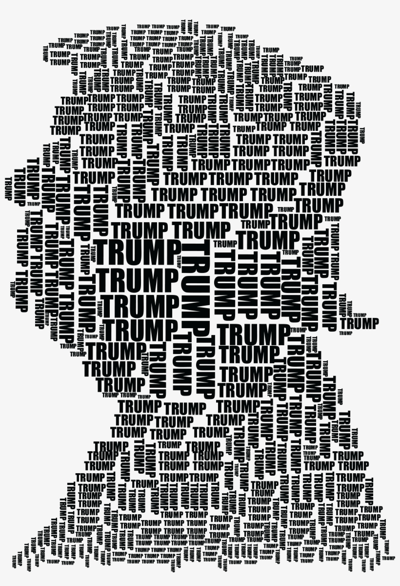 , , - Word Cloud Trump, transparent png #2807662