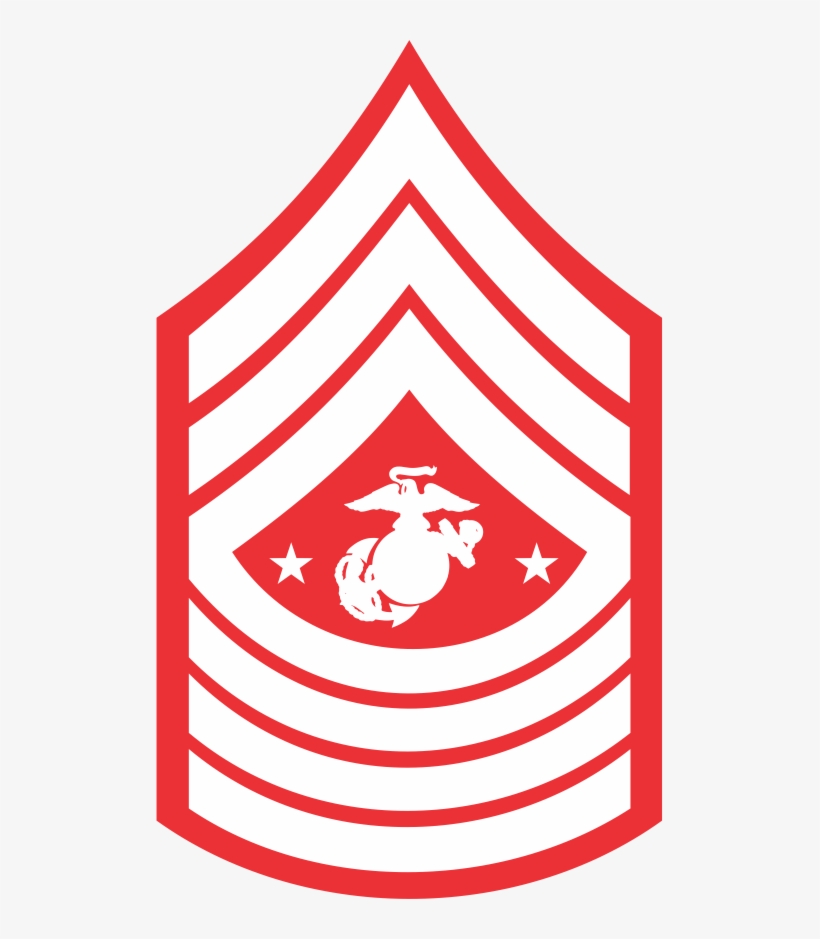 E-9 Sergeant Major Of The Marine Corps - Sergeant Major Usmc Rank, transparent png #2808462