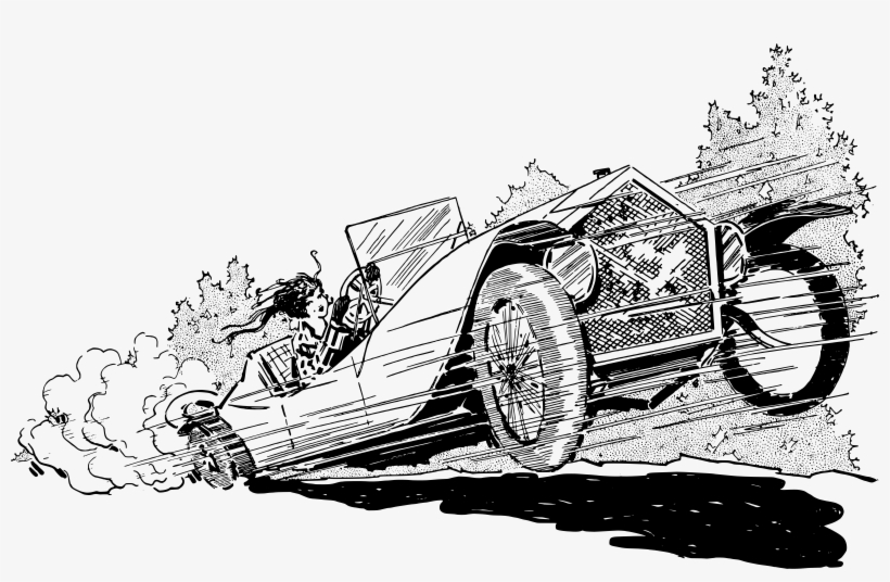 This Free Icons Png Design Of Fast Car Lady, transparent png #2808547