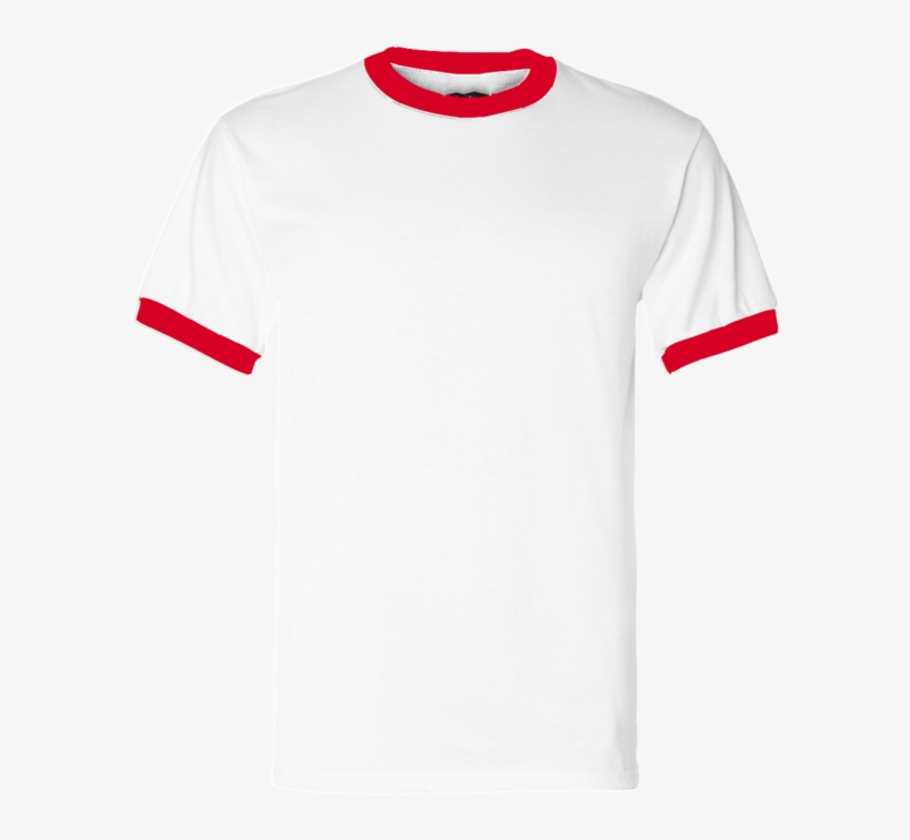 American Apparel Bb410 Ringer T Shirt - Active Shirt, transparent png #2808851