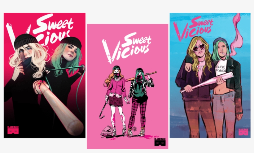 From Left, Courtesy Of Black Mask Studios - Redbubble Sweet Vicious Unisex T-shirts, transparent png #2809074