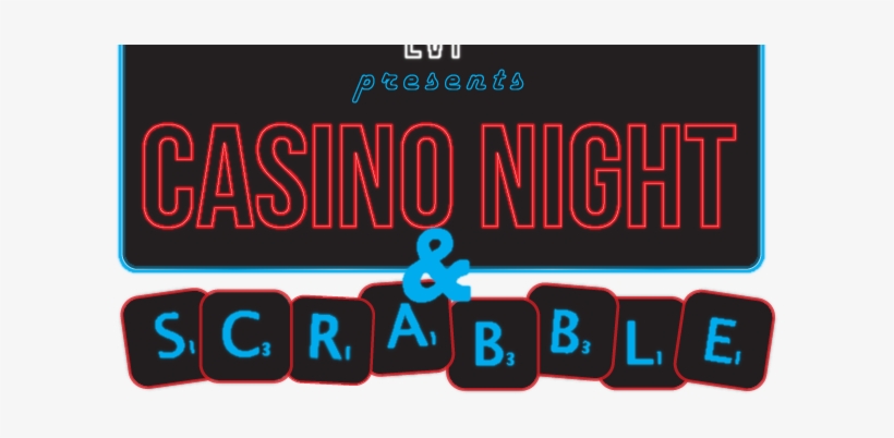 Scrabble By Day Casino By Night - Graphic Design, transparent png #2809145