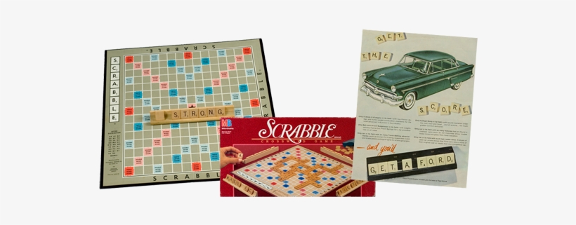 Scrabble, Little Changed From Its Original Form, Proves - Vintage Get A Ford Car Ad Art Print - W06877 - 16x12, transparent png #2809239