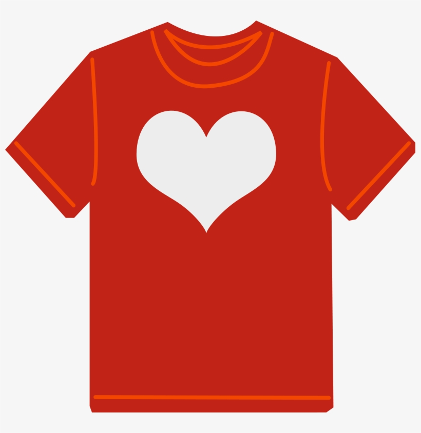 Red T-shirt Clipart Png - T Shirt Clipart, transparent png #2809363
