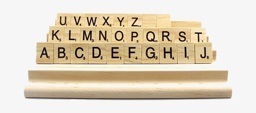 Scrabble Letters - Fuhaieec Game Piece Replacement Letter Racks Holder, transparent png #2809403