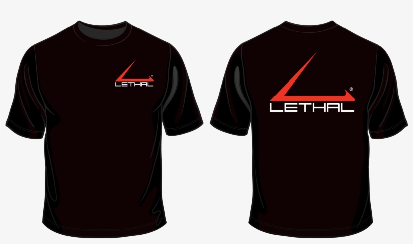 Lethal Logo T-shirt - Black Shirt With Design, transparent png #2809513