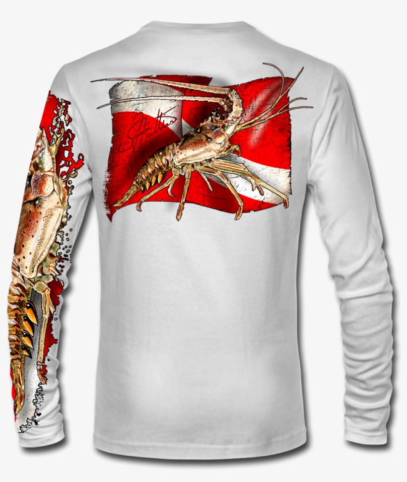 Jason Mathias Shirt Line Back White Lobster Shirt - Jason Mathias Tees Shirts, transparent png #2809713