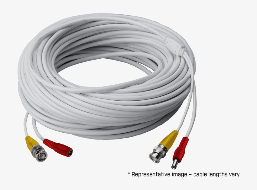 250ft High Performance Bnc Video/power Cable For Lorex - Cable De Camera De Surveillance, transparent png #2809881