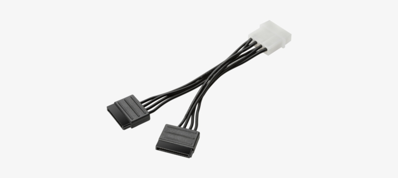 Hp 4pin To Dual Sata Power Adapter Cable - Hp 4pin To Dual Sata Power Adapter Cable T1p61aa, transparent png #2810403