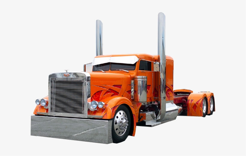Share This Image - Tricked Out 18 Wheeler, transparent png #2810472