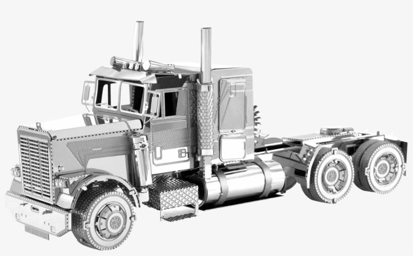 Freightliner Truck Metal Kits - Metal Earth Freightliner, transparent png #2810718