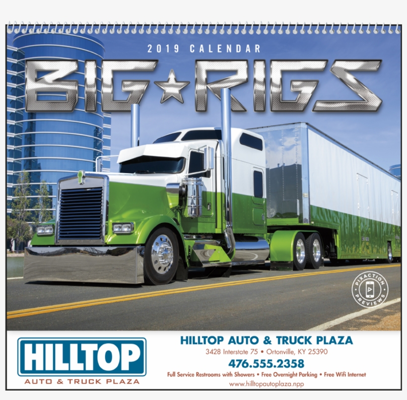 Picture Of Big Rigs Wall Calendar - Big Rig Calendar 2019, transparent png #2810719