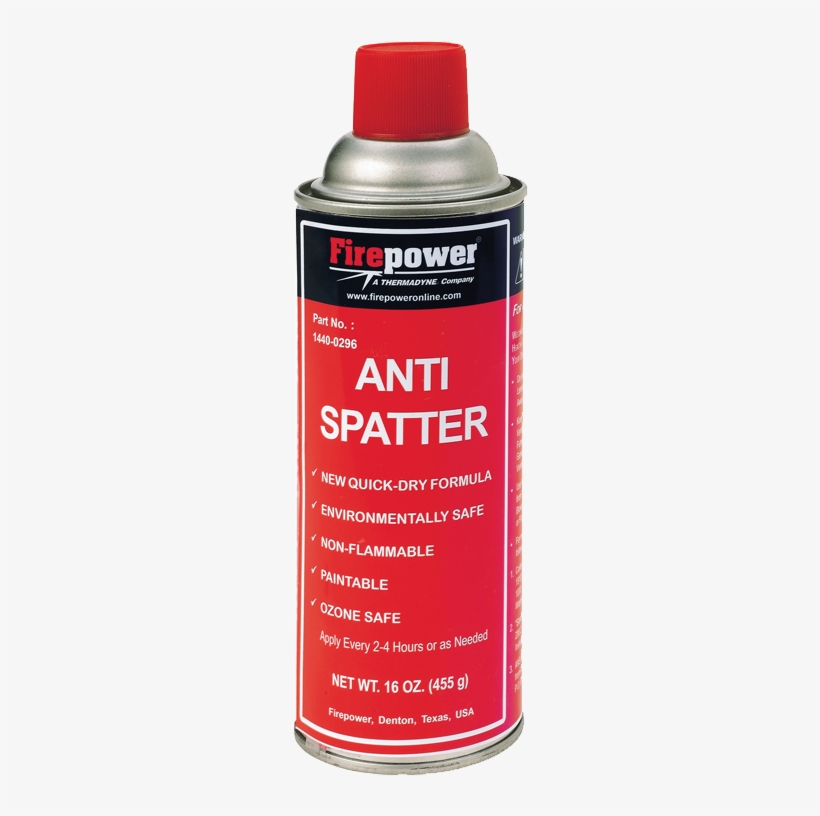 1440 0296 Abti Spatter - Anti-spatter Spray; 16oz., transparent png #2810879