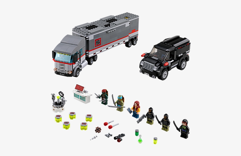 Big Rig Snow Getaway - Lego Teenage Mutant Ninja Turtles Truck, transparent png #2810914