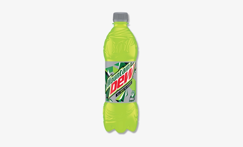 Mountain Dew Sugar Free Bottle - Mountain Dew Sugar Free 500 Ml, transparent png #2811476