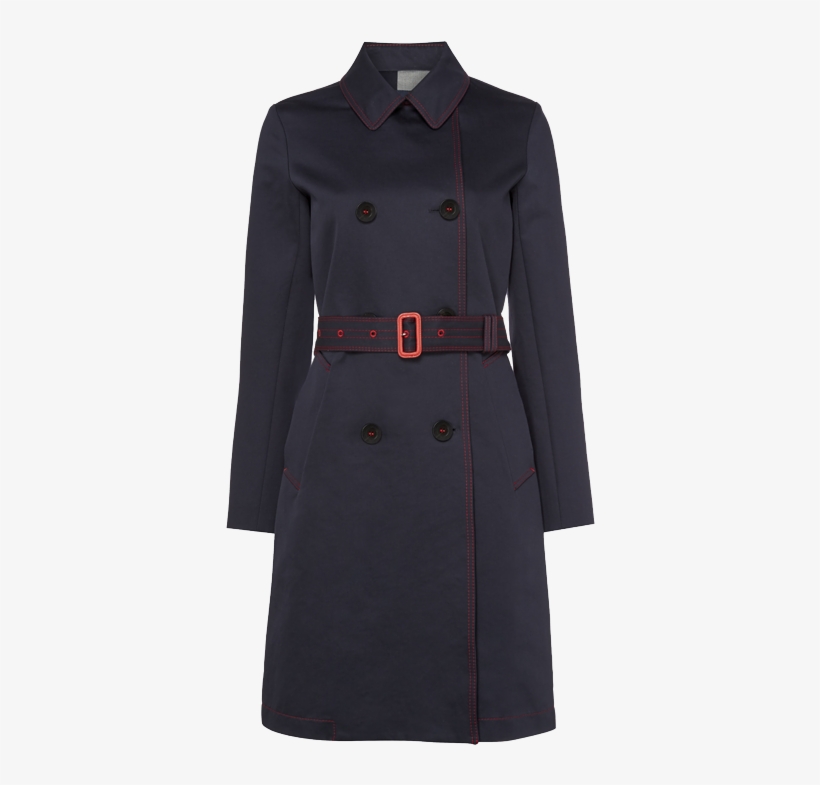 Freeda Double Breasted Trench Coat - Coat, transparent png #2811703