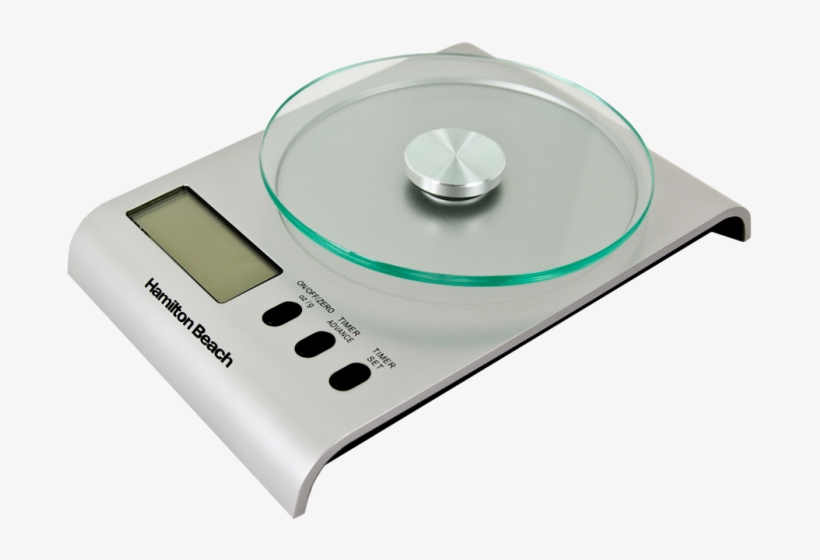 Hamilton Beach Digital Scale With Glass Top, transparent png #2811886