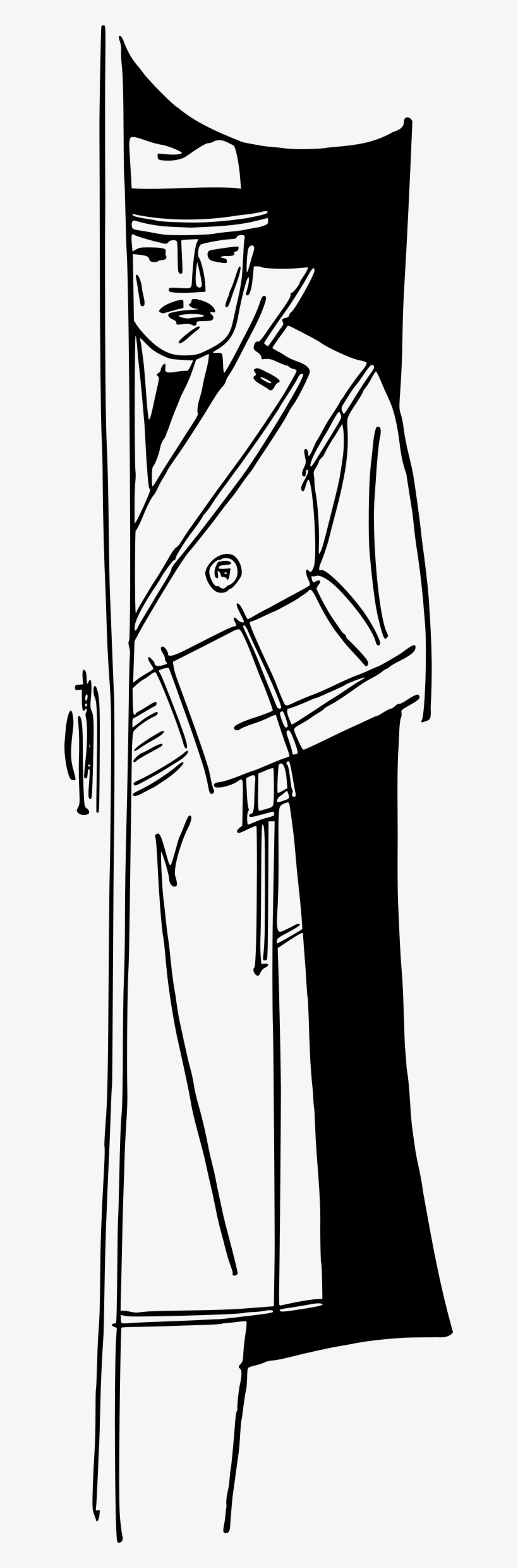 This Free Icons Png Design Of Trenchcoat Man, transparent png #2812191