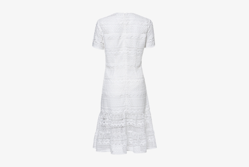 Lace Flounce Dress - Day Dress, transparent png #2812422