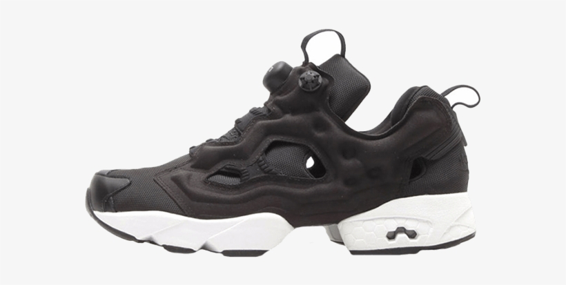 reebok fury black and white