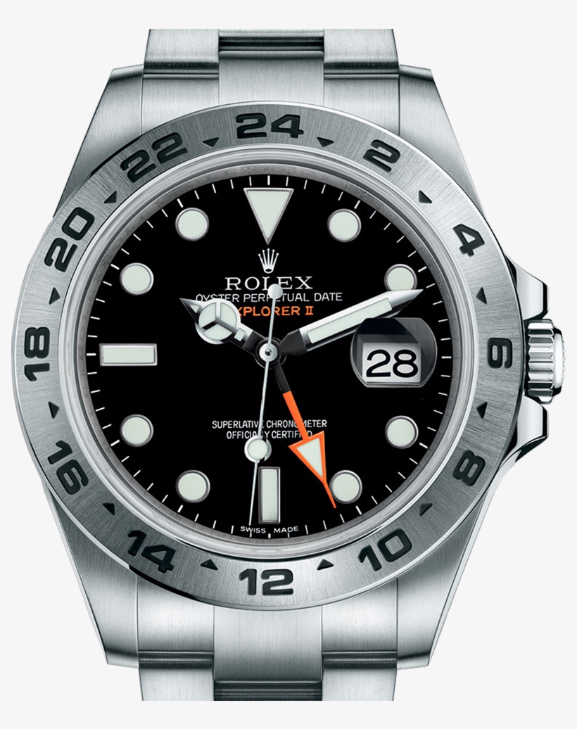 Discover Rolex Watches - Rolex Explorer Ii 216570 Black, transparent png #2812501