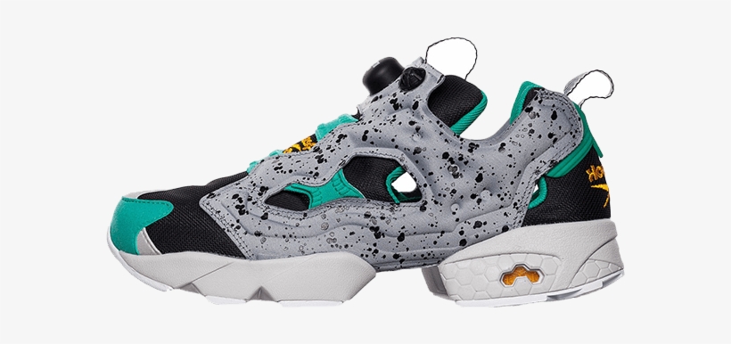 The Reebok Insta Pump Fury Sp Black Grey Has Already - Size?, transparent png #2812503