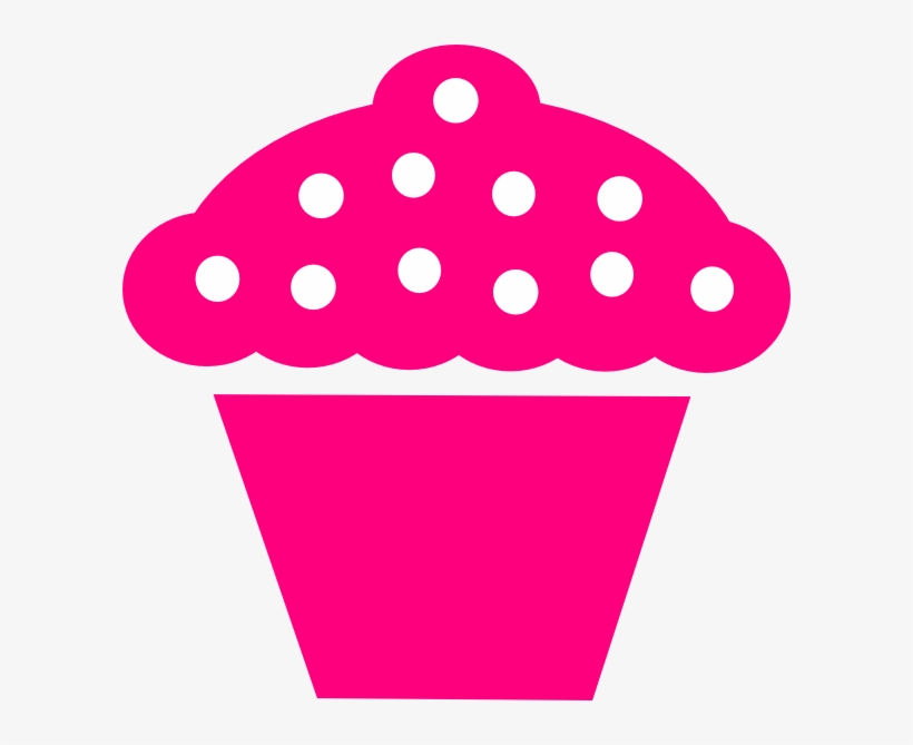 Black White Polka Dot Background Clip Art Clipart - Silhouette Cupcake Clipart, transparent png #2812999