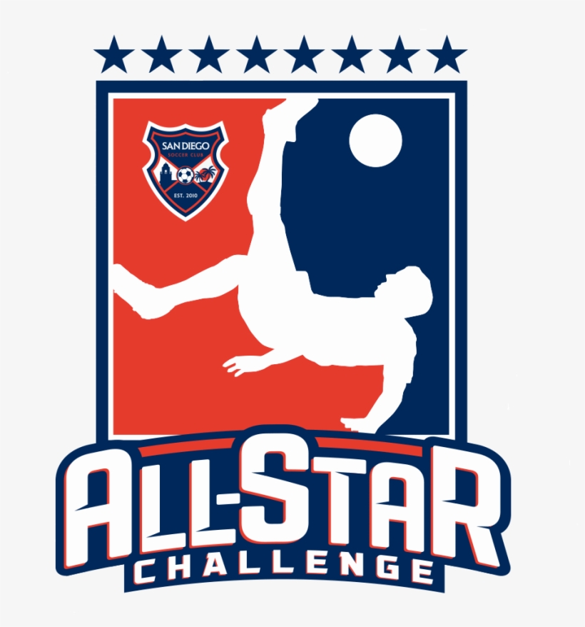 2015 Sdsc All-star Challenge - All Stars Logo Soccer, transparent png #2813198