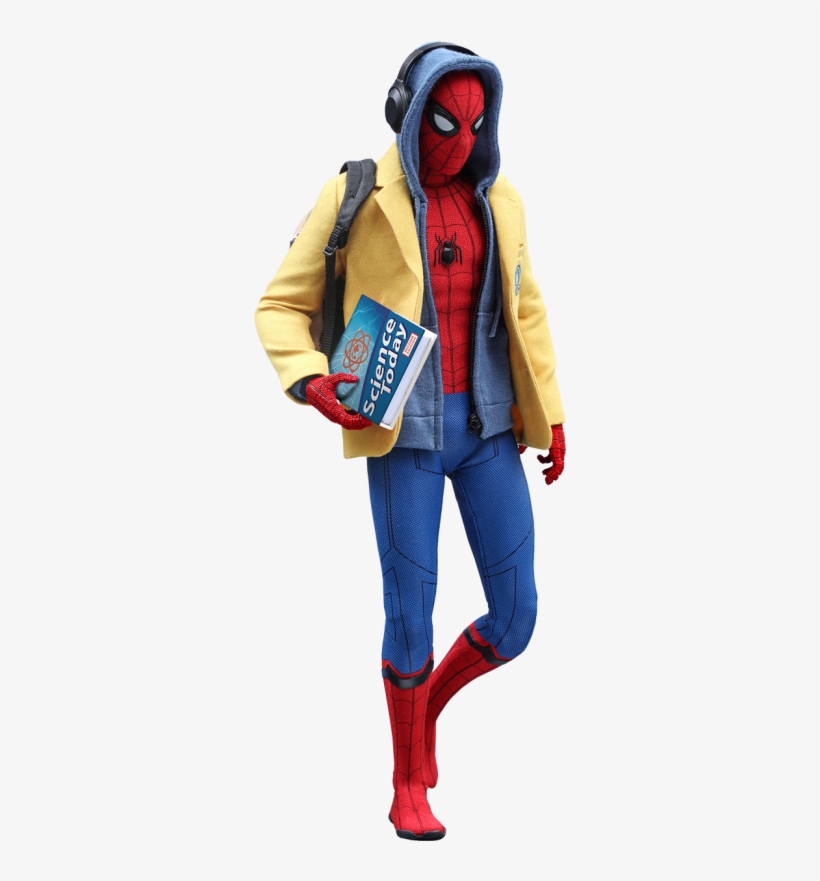 Spider-man - Homecoming - Deluxe Version - 1 - 6 Figure - Spider Man Homecoming Hot Toys, transparent png #2813303