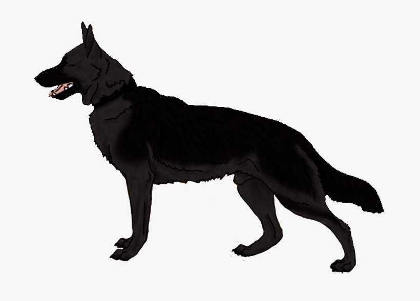 Large German Shepherd Transparent Png - Clipart Angry Dogs Png, transparent png #2813429