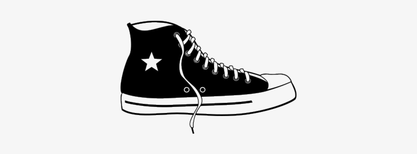 Self Tying Shoelace - Tenis All Star Desenho, transparent png #2813703