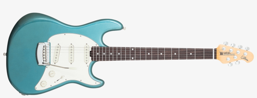 I Really Like These Blue Guitars Out These Days - Ernie Ball Music Man Cutlass Vintage Turquoise Guitar, transparent png #2813772
