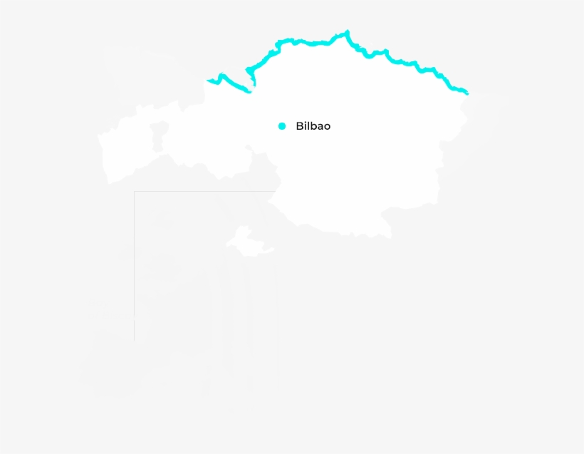 Seaside Of Bizkaia - Map, transparent png #2814015