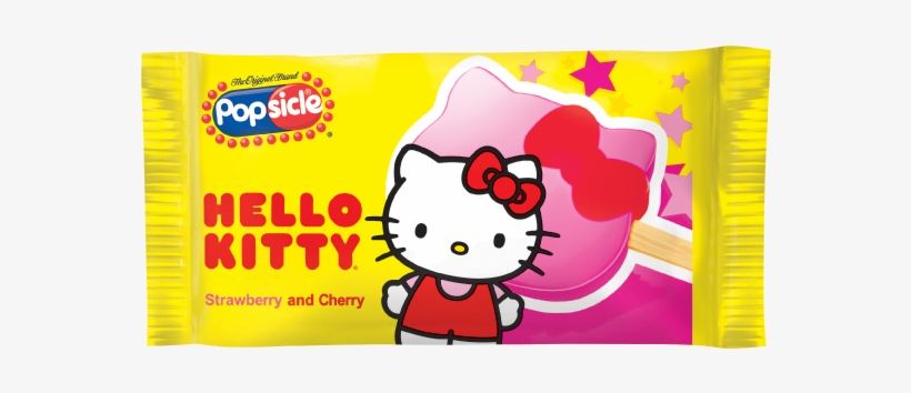 Hello Kitty Popsicle Strawberry And Cherry, transparent png #2814043