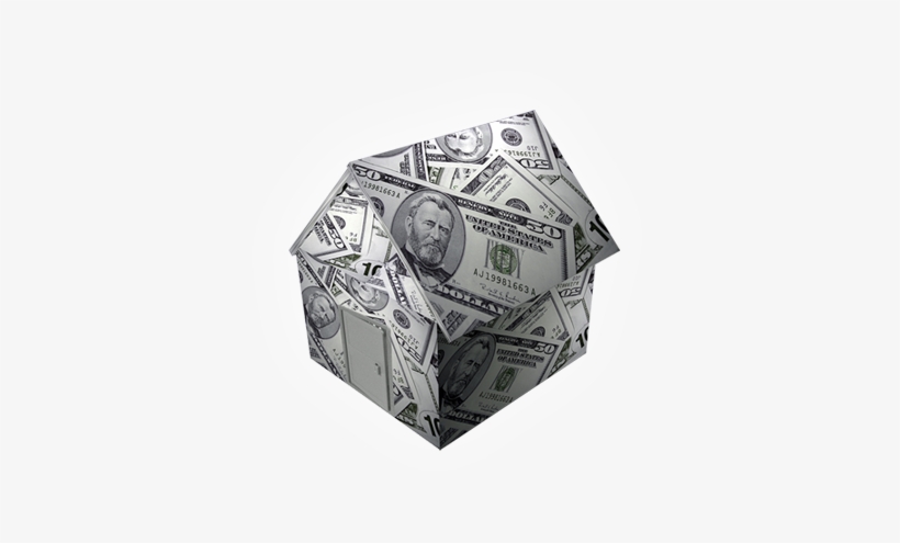 House Made Of One-dollar Bills - Stop! Now Let's Go., transparent png #2814115