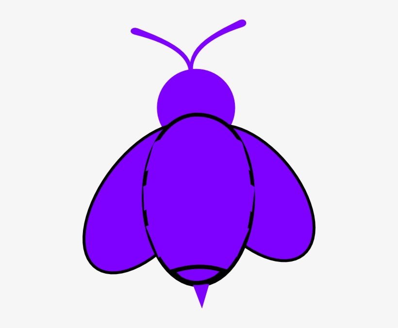 Black Silhouette Of Bees, transparent png #2814249